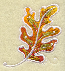 Rosemaling Autumn Oak Leaf