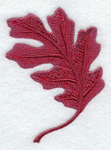 Art Nouveau Autumn Oak Leaf