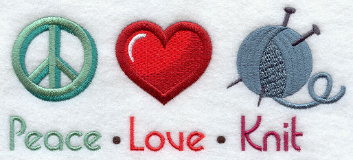 Peace Love Knit
