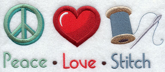 Peace Love Stitch