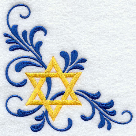 Star of David & Filigree Corner
