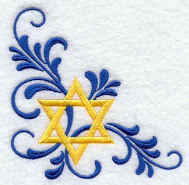 Star of David & Filigree Corner