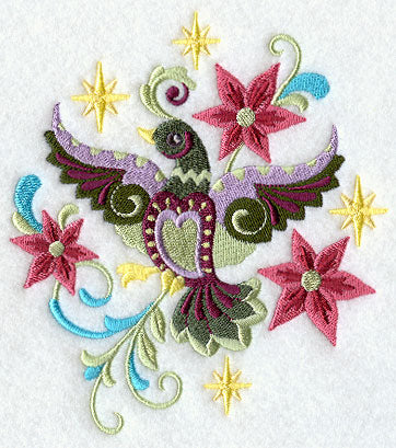 Suzani Christmas Bird - Starburst