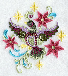 Suzani Christmas Bird - Starburst