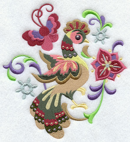 Suzani Christmas Bird - Butterfly