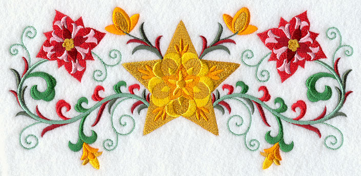 Suzani Star and Flowers
