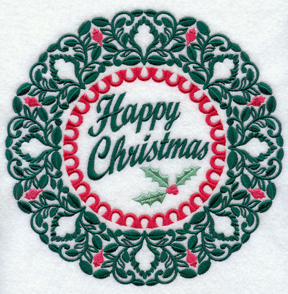 Christmas Wreath - Happy Christmas