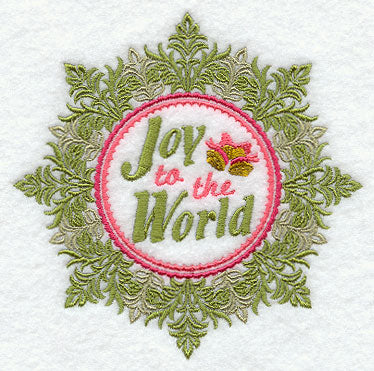 Christmas Wreath - Joy to the World