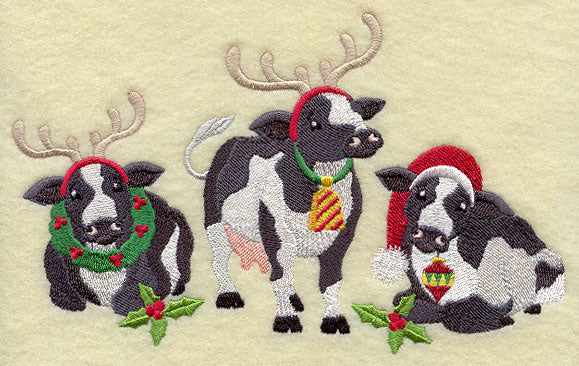 Christmas on the Farm - Cows