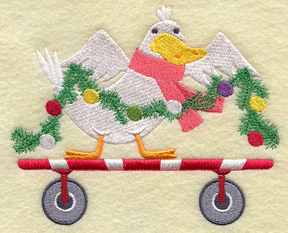 Christmas Tractor Pull - Duck