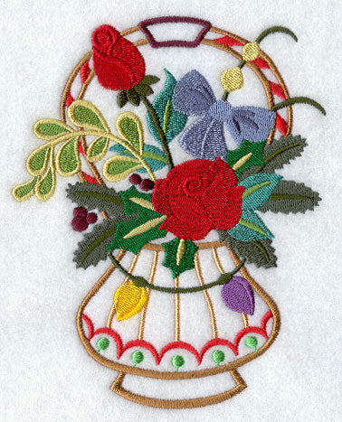 Christmas Basket - Roses