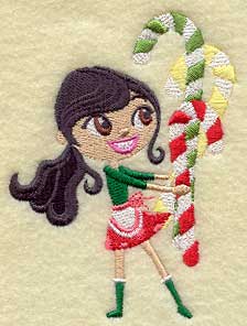 Christmas Sprite with Candy Canes