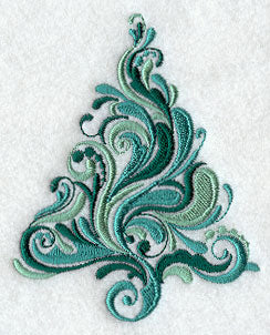 Swirling Christmas Tree