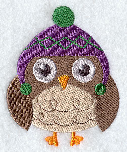 Cozy Winter Wear Owl