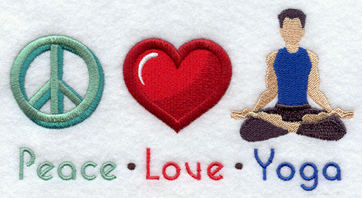 Peace Love Yoga (Male)