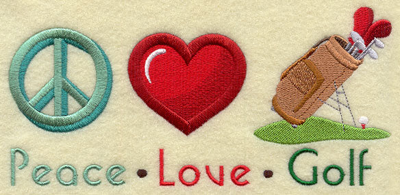 Peace Love Golf