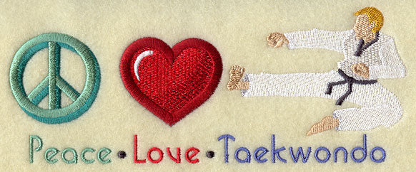 Peace Love Taekwondo (Male)