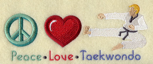 Peace Love Taekwondo (Male)