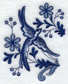 Blue Willow Feathers - Bird