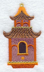 Chinoiserie Feathers - Birdhouse