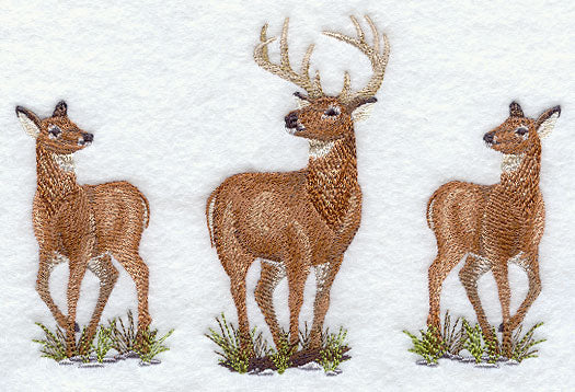 Woodland Deer Trio