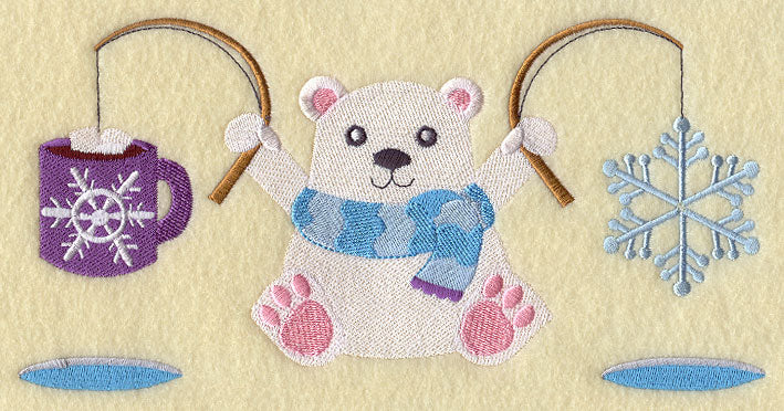 Ice Fishing Polar Bear