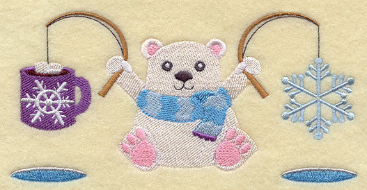 Ice Fishing Polar Bear