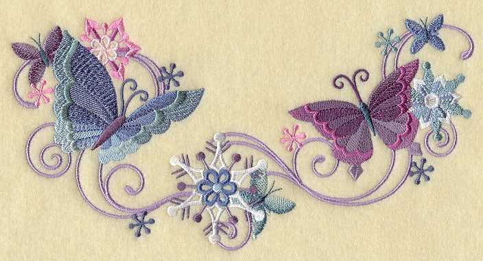 Snowflake Butterfly Spray