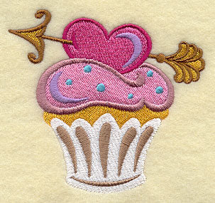 Cupid's Arrow Cupcake