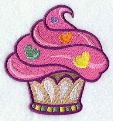 Candy Hearts Cupcake