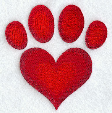 Pawprint Heart