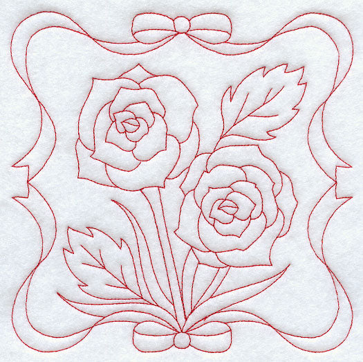 Roses (Redwork)