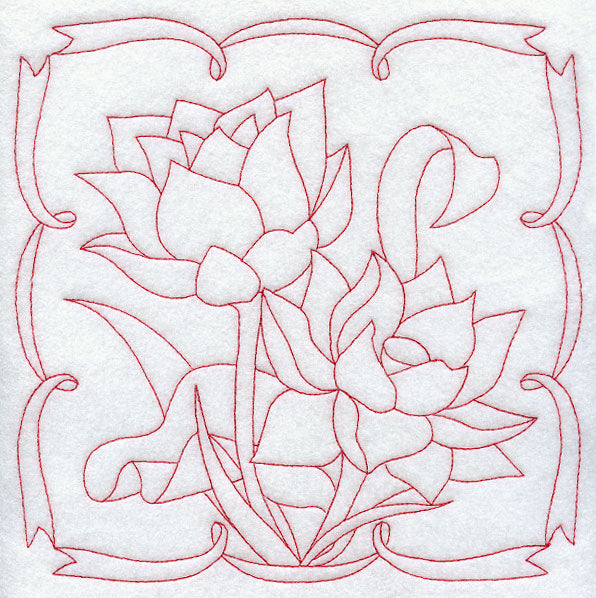 Lotus (Redwork)