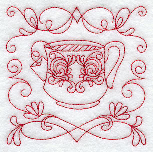 Teacup 7 (Redwork)