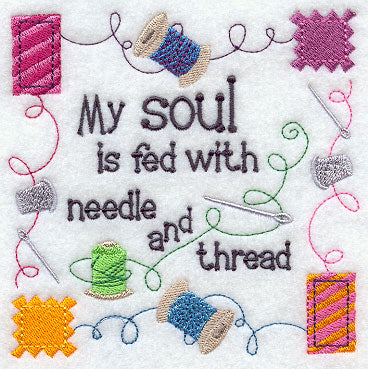 Fed with Needle and Thread