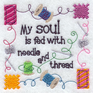 Fed with Needle and Thread