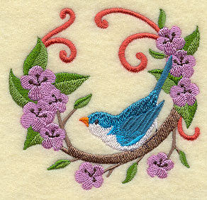 Bluebird Wreath