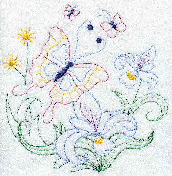 Butterfly Circle - Iris (Vintage)