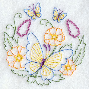 Butterfly Circle - Cosmos (Vintage)