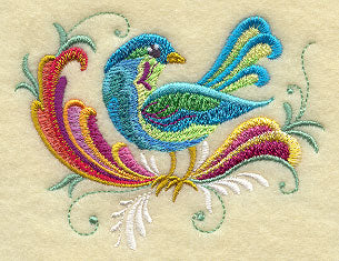 Fancy Feather Rosemaling 4