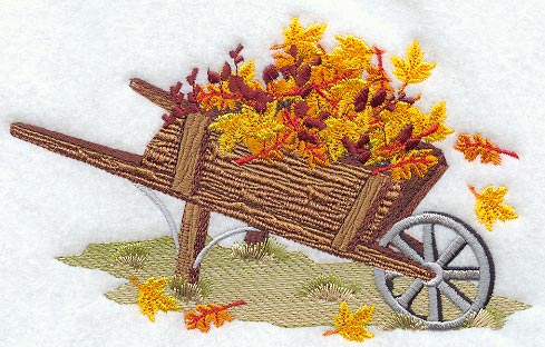 Autumn Wheelbarrow