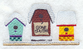 Snow Bird House Trio