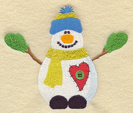Patchwork Snowman