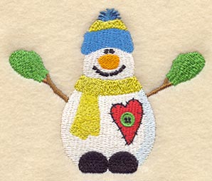 Patchwork Snowman