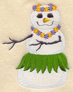 Snowman & Grass Skirt