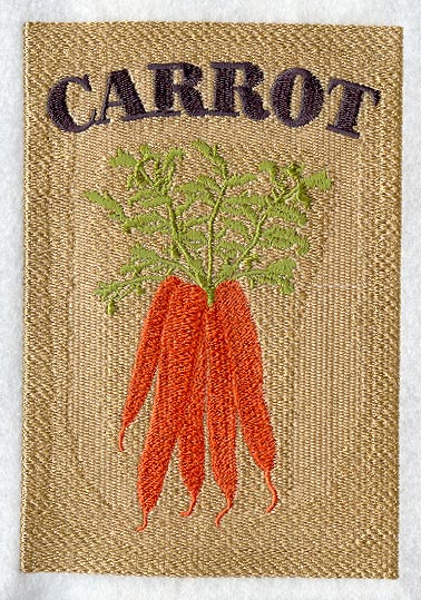 Carrot Seed Packet