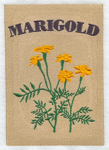 Marigold Seed Packet
