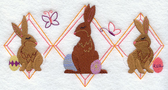 Vintage Easter Bunny Trio