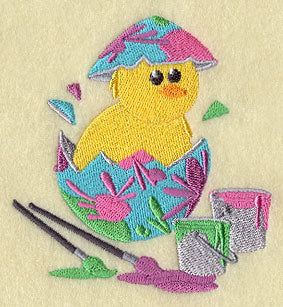 Easter Artists - Chick in Egg