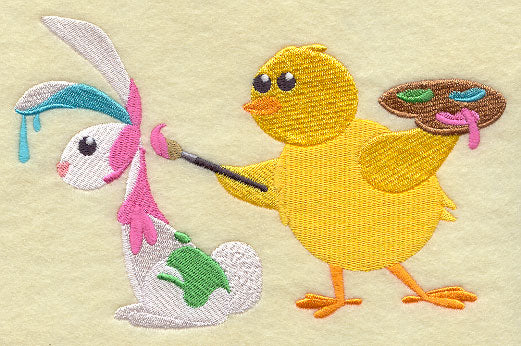 Easter Artists - Chick and Bunny